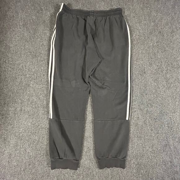 Adidas Draw String Waist Jogger Sweat‎ Pants Sz L Gray Athletic Trainer Running - Picture 5 of 8